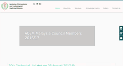 Desktop Screenshot of aoemm.org.my